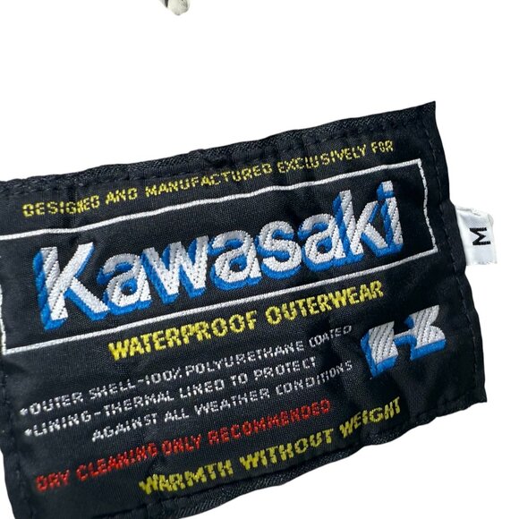 Kawasaki Blue Waterproof Winter Bib Overalls – Size Medium - Picture 3 of 3